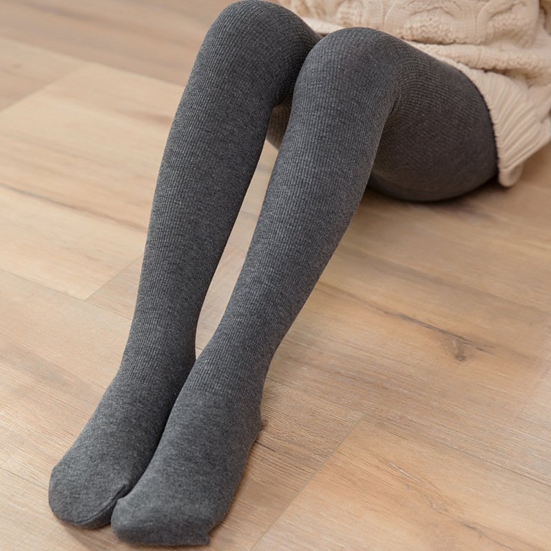 Dječje pantyhose za djevojčice s debelim plišem iznutra, grafenska potplat, 78% pamuka, prozračna, jesen-zima