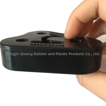 Qi Sen guminis laikiklis automobili išmetimo vamzdžiui, universalus, su trim skylėmis dizainas