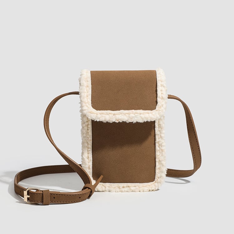 Kailuoden Crossbody táska - Szintetikus bőr, Függőleges négyzet alak, Mágneszár, Ősz 2025