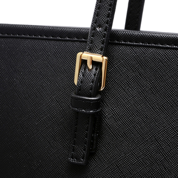 Női PU Tote táska, függőleges négyzet alakú, cipzáras nyitás, belső zsebek: rejtett cipzáras zseb, telefonzseb, ID-zseb