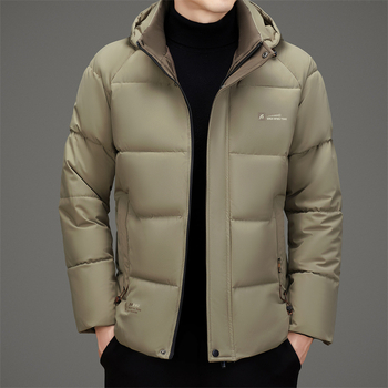 Graphénový pánsky bavlnený kabát na zimu, hrubý, so zipsom vpredu, vyberateľná podšívka, vonkajší materiál: nylon-bavlna zmes