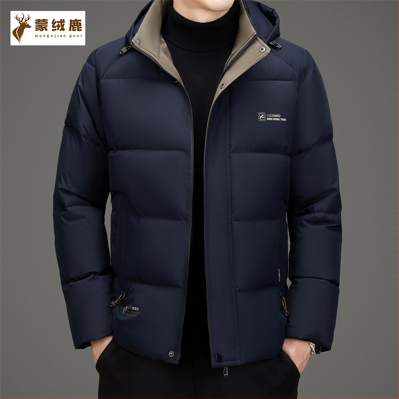 Graphénový pánsky bavlnený kabát na zimu, hrubý, so zipsom vpredu, vyberateľná podšívka, vonkajší materiál: nylon-bavlna zmes