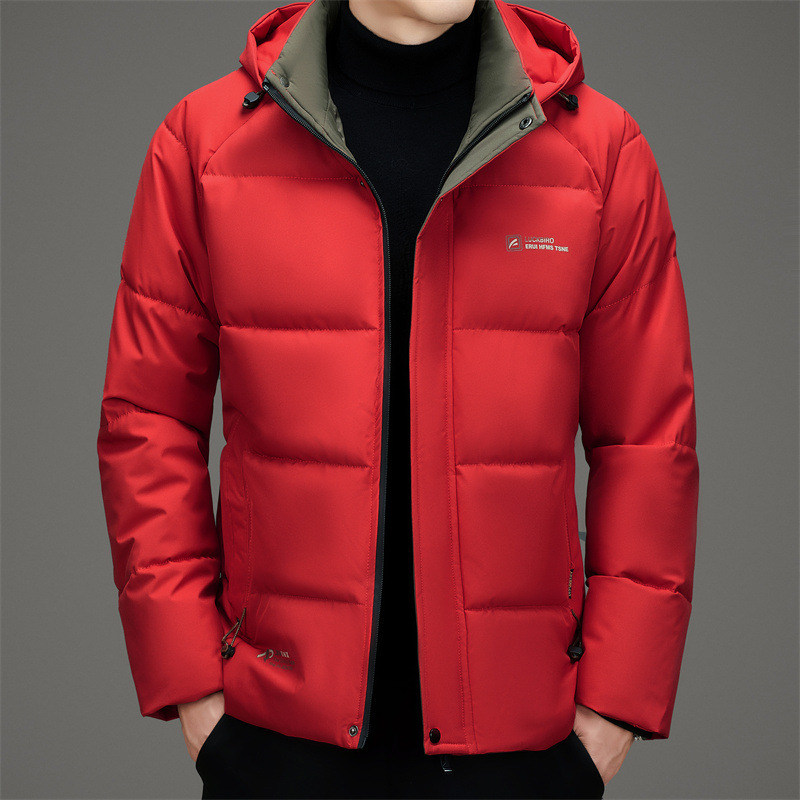 Graphénový pánsky bavlnený kabát na zimu, hrubý, so zipsom vpredu, vyberateľná podšívka, vonkajší materiál: nylon-bavlna zmes