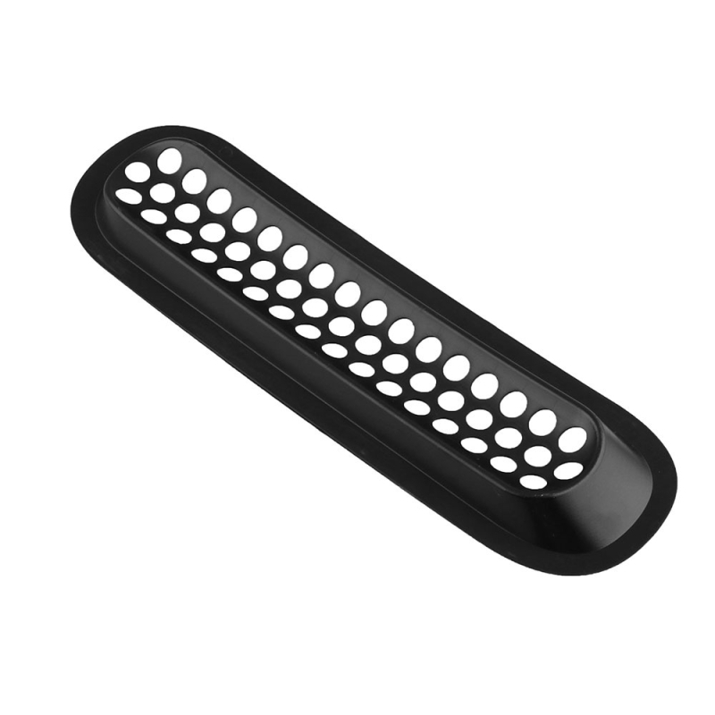 Grilă centrală pentru Wrangler 07-17, inserție plasă ABS, montaj la bara, dimensiuni 35.5×10×10, greutate 0.6 kg, brand RYANSTAR RACING