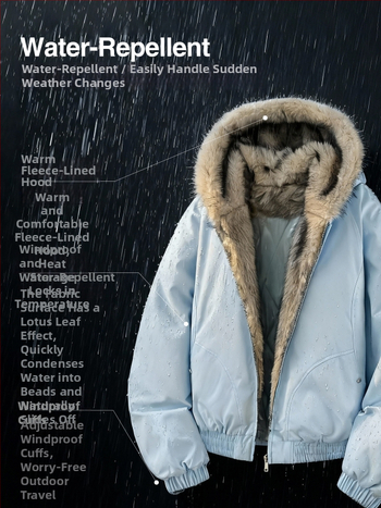 Pánska bunda s stojacím golierom, zips, polyesterová výplň, 3D kapsy, zimná sezóna 2025