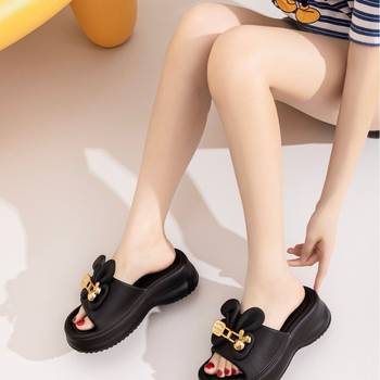 Sandale platformă pentru femei – partea superioară EVA, talpă EVA, vârf rotund, brand ZMJ, primăvara 2025