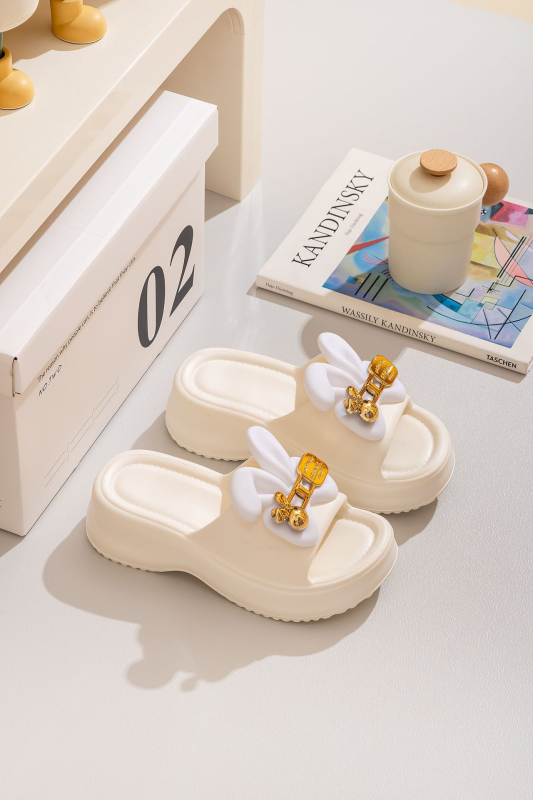 Sandale platformă pentru femei – partea superioară EVA, talpă EVA, vârf rotund, brand ZMJ, primăvara 2025