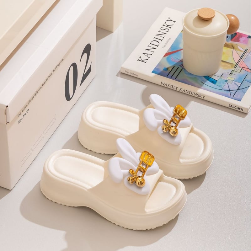 Sandale platformă pentru femei – partea superioară EVA, talpă EVA, vârf rotund, brand ZMJ, primăvara 2025