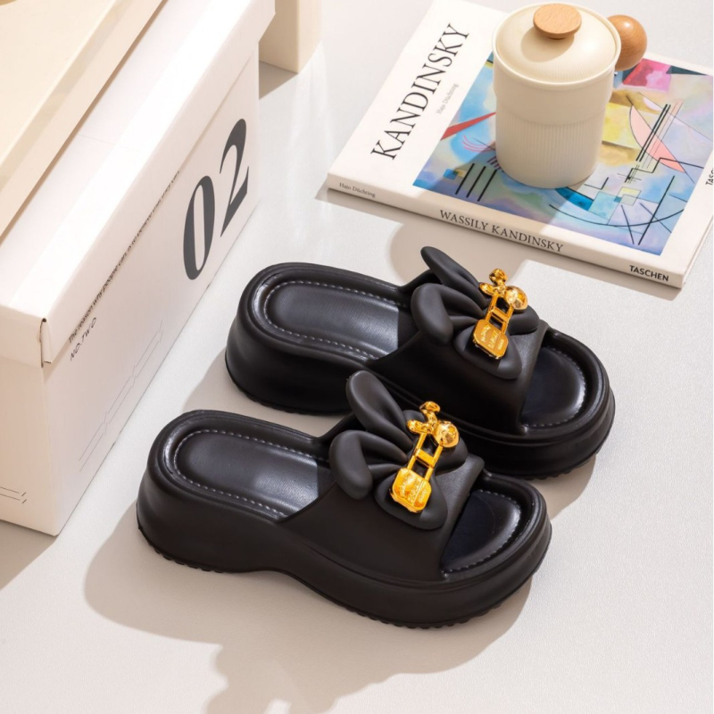 Sandale platformă pentru femei – partea superioară EVA, talpă EVA, vârf rotund, brand ZMJ, primăvara 2025