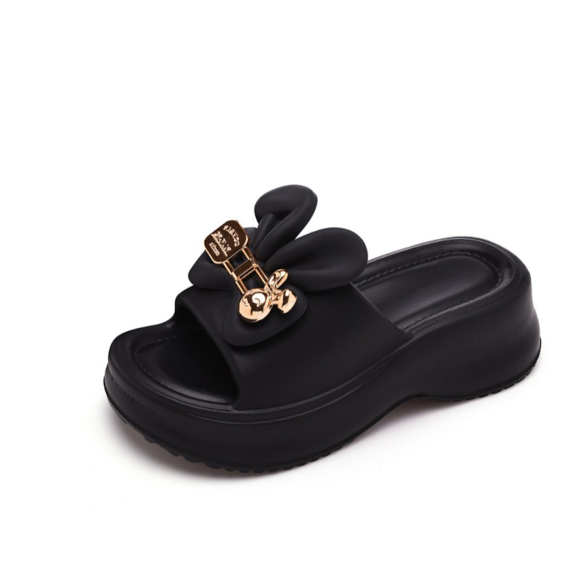 Sandale platformă pentru femei – partea superioară EVA, talpă EVA, vârf rotund, brand ZMJ, primăvara 2025