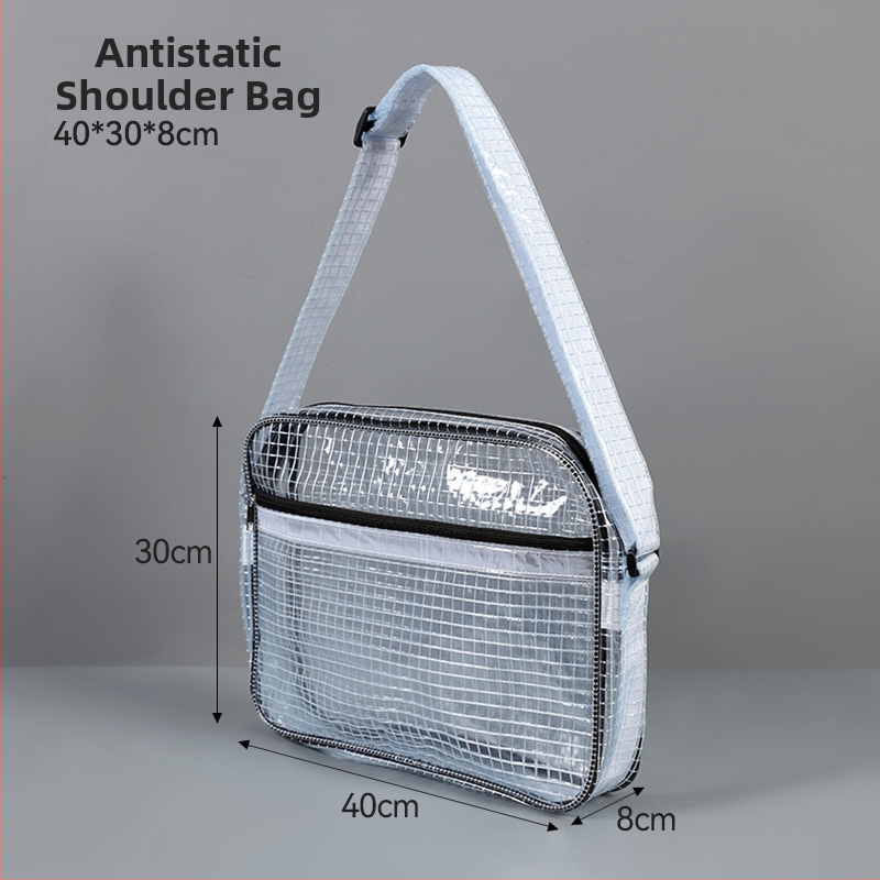 Bridge A35 PVC nešiojamojo kompiuterio krepšys su užtrauktuku, anti‑statinis, skirtas nešiojamam kompiuteriui ir planšetiniams, crossbody/verslo stilius
