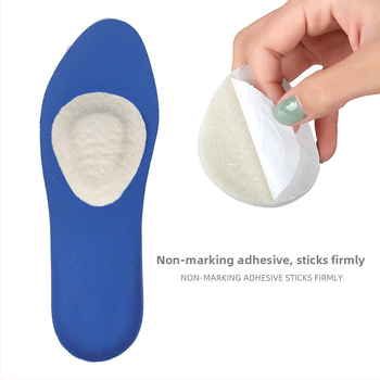 Priekinės pėdos dalies kilimėlis iš filto - lipnus, kvėpuojantis; sumažina spaudimą ir dėvėjimą; tinkama sportinei avalynei, odinei, kasdieninei ir audiniams avalynei