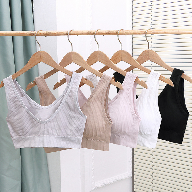 Õmblusteta rindwrap-top laiad õlapaelad — hingav ja mugav, täiskuppidega, vormitud kupud (ülemised õhukesed, alumised paksed), 90–95% nailonist segu