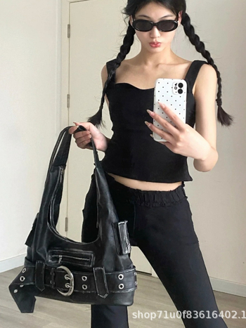 Tote torba - PU koža, Vintage stil, Veliki kapacitet, Zip zatvaranje, Unutarnja podstava od poliestera