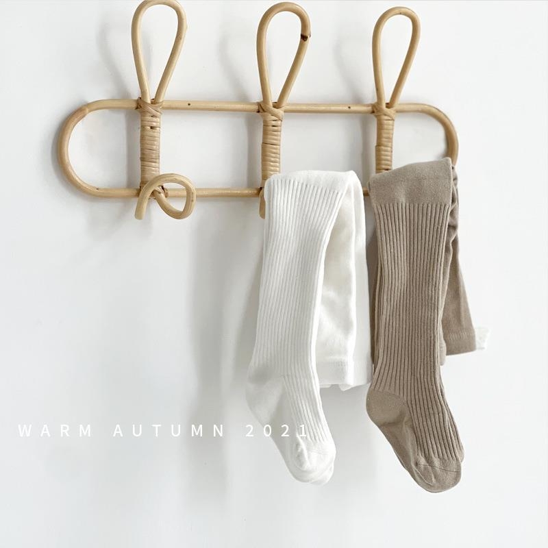 Bērnu zeķbikses meitenēm no kokvilnas ar divu adatu adījumu, elpojošas, vienkrāsainas, pavasaris-rudens