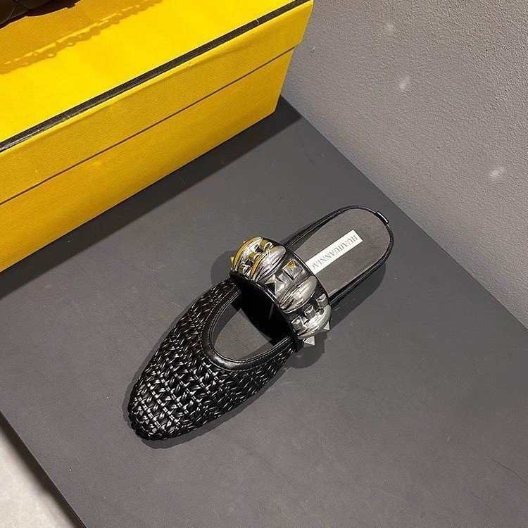 Naiste igapäevased lamedad jalanõud ruudukujulise ninaga, PU ülemine, kummist tald, ilma voodrita