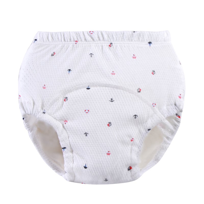 Sešiais sluoksniais marlės treniruočių kelnaitės kūdikiams, nepraleidžia, skalbiamos, 0-6 mėn, 6-12 mėn ir 1-3 m, 9-14 kg