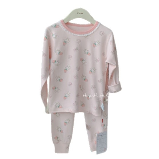 Laste termovikeru komplekt – 95% puuvill, harjatud tekstuur, paks, ümmargune kaelus, unisex, alates 8-aastastest