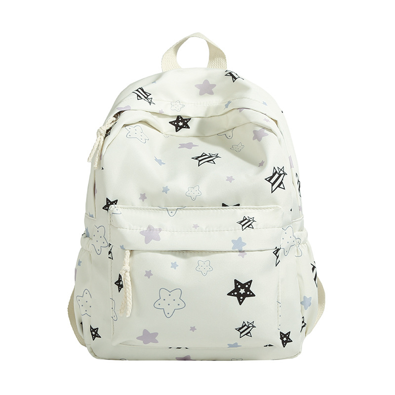 Rucsac școlar în stil Autumn Star Ins-style, cu model geometric, din nylon, capacitate 20–35 L, potrivit pentru laptop de 13 inch, bretele curbate, vară 2025 lansare