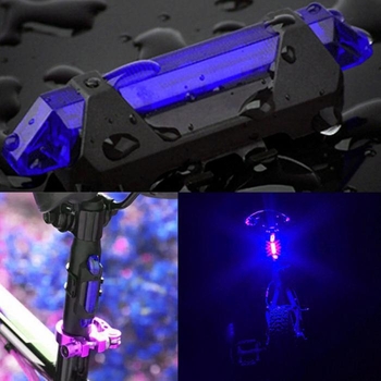 Светлина за опашката на планински велосипед – USB зареждаща, мини предупредителна светлина за нощно каране