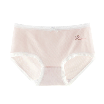 Κοριτσίστικο εσώρουχο από modal με βαμβακερή επένδυση καβάλου, Jacquard ύφανση, αναπνεύσιμο και αντιβακτηριακό, μεσαία μέση, για όλες τις εποχές