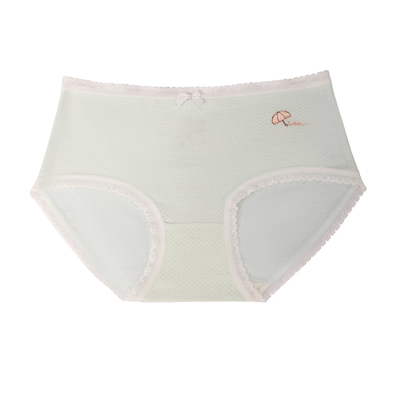 Κοριτσίστικο εσώρουχο από modal με βαμβακερή επένδυση καβάλου, Jacquard ύφανση, αναπνεύσιμο και αντιβακτηριακό, μεσαία μέση, για όλες τις εποχές
