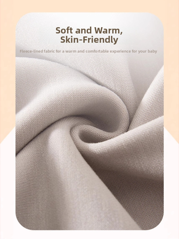 Bērnu miega bikses no mīksta pūkaina auduma ar augstu vidukli, vēderu aizsardzība, iekšējais flīss, 94% kokvilna + 6% elastāns, pavasaris–rudens, vecums 1–3 gadi