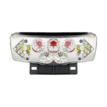 LED задна светлина за електрически велосипед, двоен дизайн, сгъваема, модел D-03a, 36–72 V, 3 W, живот 30000 ч