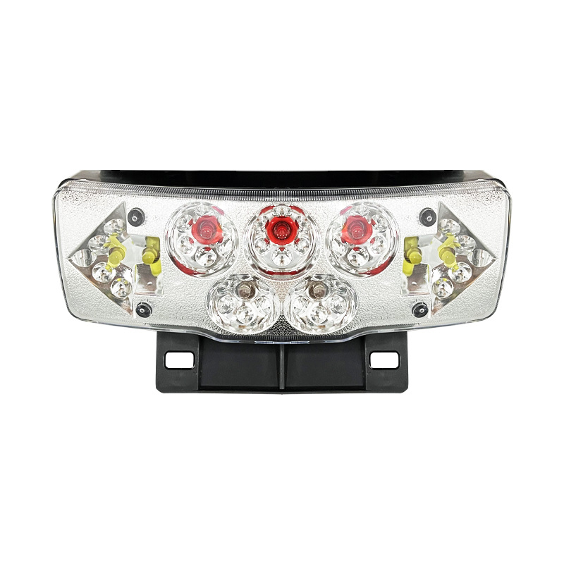 LED задна светлина за електрически велосипед, двоен дизайн, сгъваема, модел D-03a, 36–72 V, 3 W, живот 30000 ч