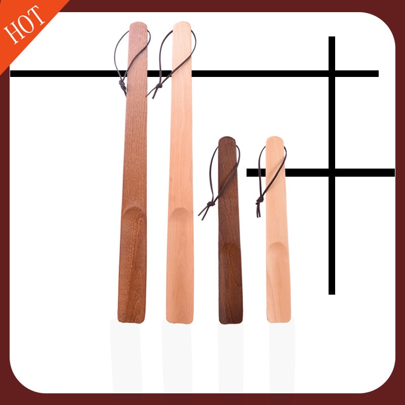 Medinis ilgo rankenos batų įrankis, tiesus dizainas, namų naudojimui; medžiaga: masyvas; prekės ženklas Li can