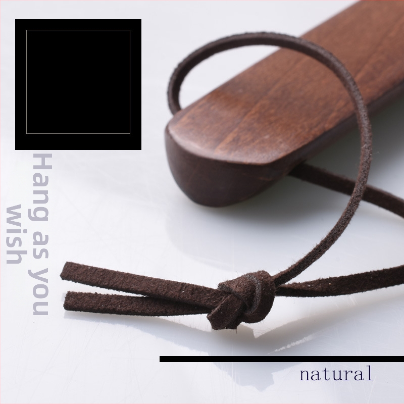 Koka kurpju lāpsta ar garu rokturi, taisns dizains, mājas lietošanai; materiāls: masīvkoks; zīmols Li can