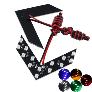 Задно огледало за кола с индикатор за завой – скрит LED, стрелка 14 SMD, 12V, 1W, 2835SMD, модел JTD