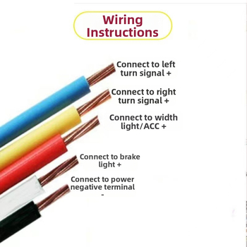 LED galinis žibintas pikapui žuvies kaulo formos, 15W, 12–24V, PVC+LED, universalus automobiliams ir sunkvežimiams