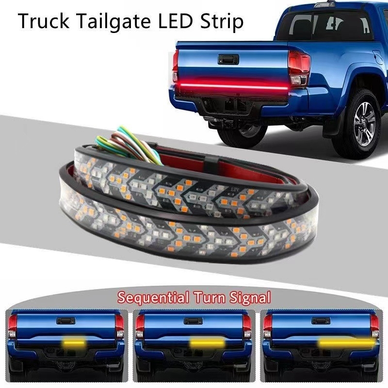 LED задна светлина за пикап с форма на рибена кост, 15W, 12–24V, PVC+LED, универсално съвместимо