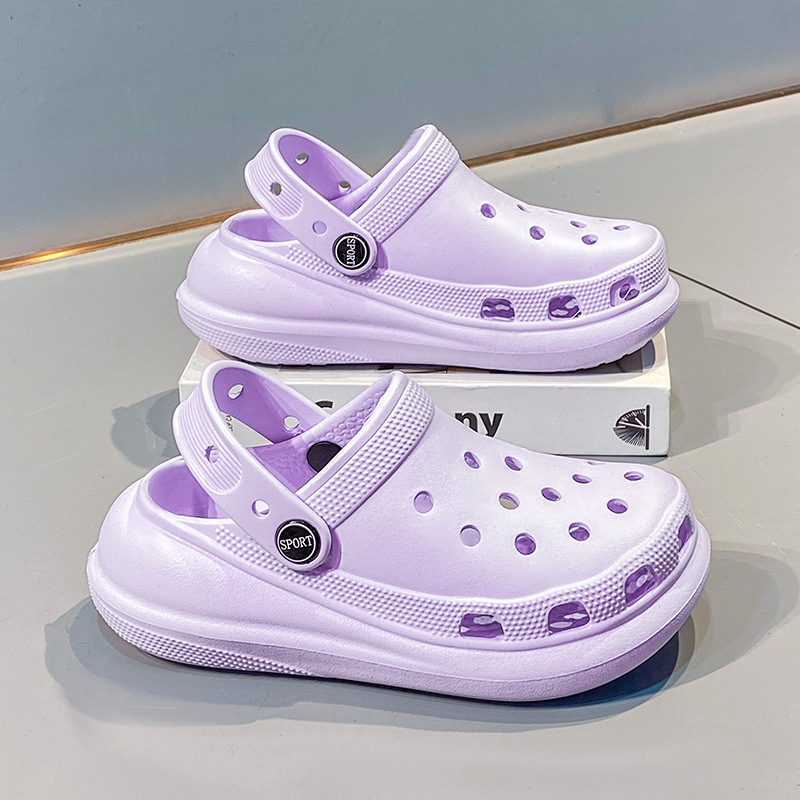 Παιδικά EVA σανδάλια για κορίτσια, καλοκαίρι, με EVA επάνω, αντιολισθητικές παχιά σόλες, ηλικίες 7–16