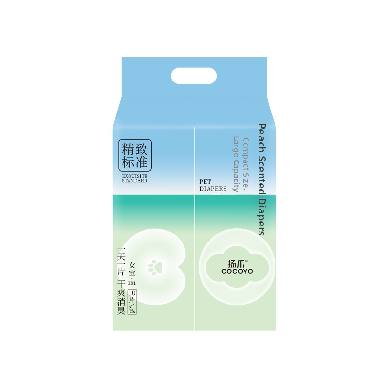 COCOYO Claw Suņu autiņbiksītes ar urīna uzliku – dezodorējoša un pretnoplūdēm, 10 gab./iepakojums, 3S mīksts nešķiedru materiāls