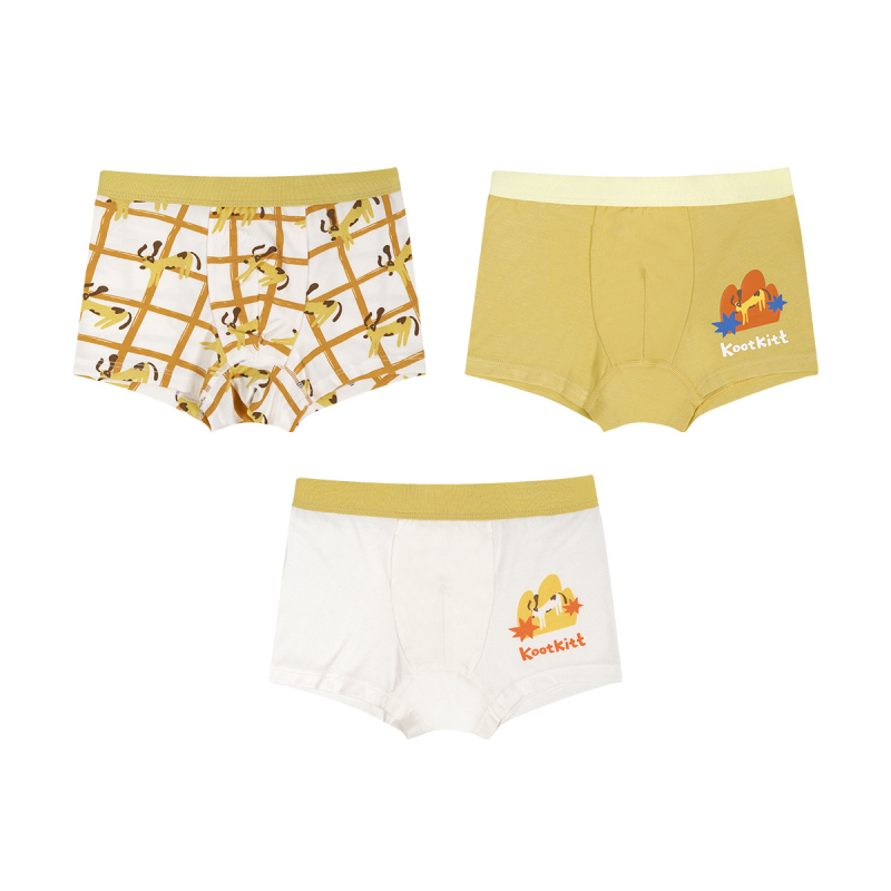 kootkitt Παιδικά μποξέρ εσώρουχα, σετ 3 τεμαχίων, Βισκόζη 92% (Μείγμα χημικών ινών), Για παιδιά 3–8 ετών