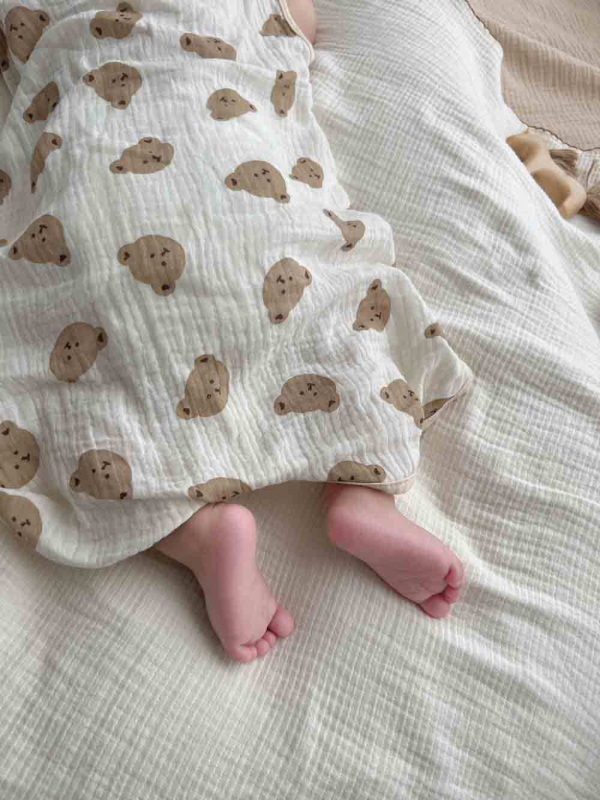 Miego maišelis su vestu kūdikiams ir vaikams, 95%+ medvilnės audinys, medvilnės užpildas, vasara, animacinis raštas