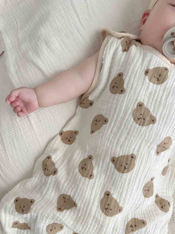 Miego maišelis su vestu kūdikiams ir vaikams, 95%+ medvilnės audinys, medvilnės užpildas, vasara, animacinis raštas