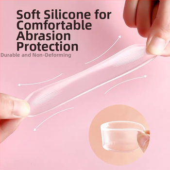 4D prozirni ulošak za petu – zaštita od habanja, pogodan za tenisice, kožne cipele, čizme, sandale, svakodnevne i radne cipele, za sve sezone