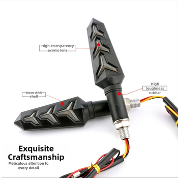 LED-lamp fishbone kujul 12V sõidukitele, universaalne ühilduvus, IP67 veekindel, 50 000 tunni tööiga