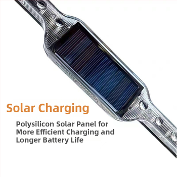 Automobiļa trijstūra brīdinājuma LED gaisma, saules darbība, saliekama, ABS materiāls, 5 W, 5 V