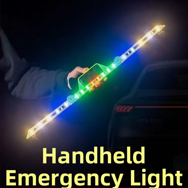 Automobiļa trijstūra brīdinājuma LED gaisma, saules darbība, saliekama, ABS materiāls, 5 W, 5 V