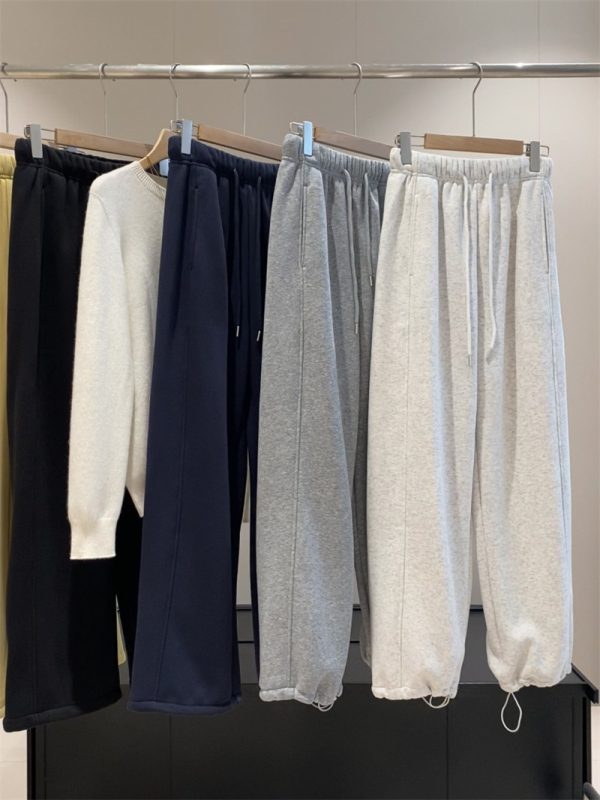 Naiste talve püksid fliisvoodriga, ülimalt paksud, mikroelastsed, loomulik vöökoht, sirge lõige