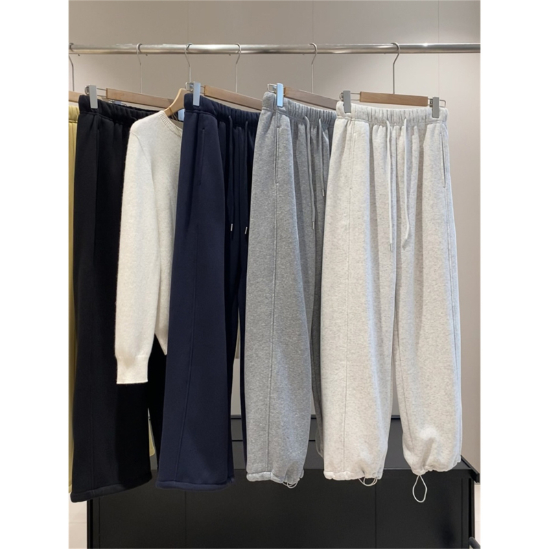 Naiste talve püksid fliisvoodriga, ülimalt paksud, mikroelastsed, loomulik vöökoht, sirge lõige