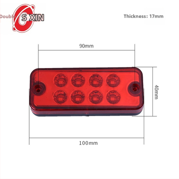 Veokile külje LED-tuli, 24V, universaalne sobivus, bränd Double Unicorn