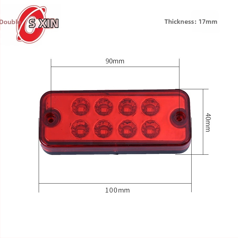 Kravas auto sānu LED gaisma, 24V, universāla saderība, zīmols Double Unicorn