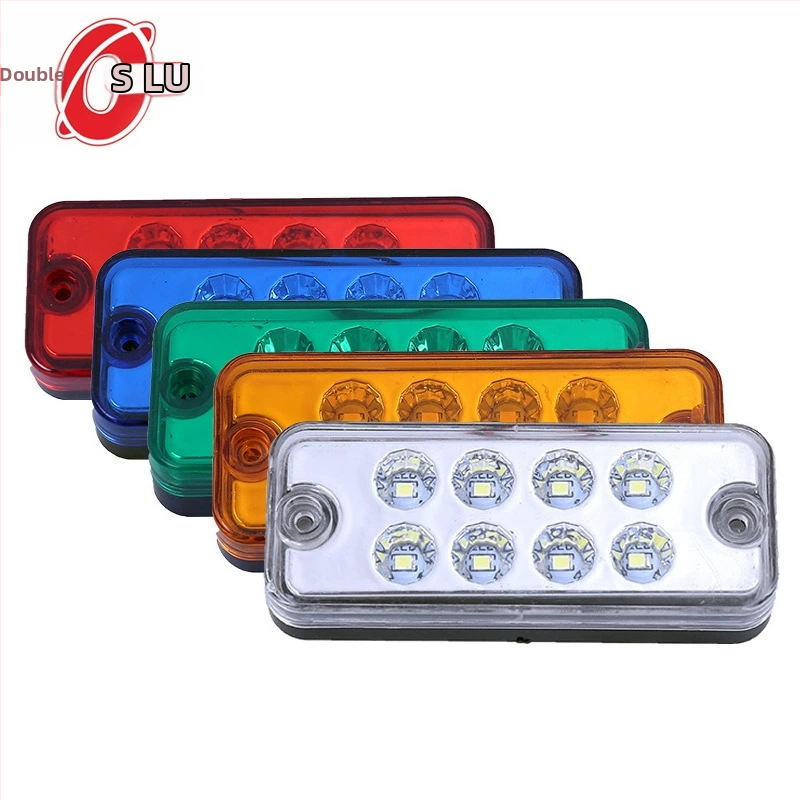 Kravas auto sānu LED gaisma, 24V, universāla saderība, zīmols Double Unicorn