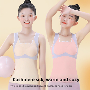 Meitenēm ziemas termiskā veste – 94,3% poliesters / 5,7% spandekss, 8+ gadi (augums >140 cm)