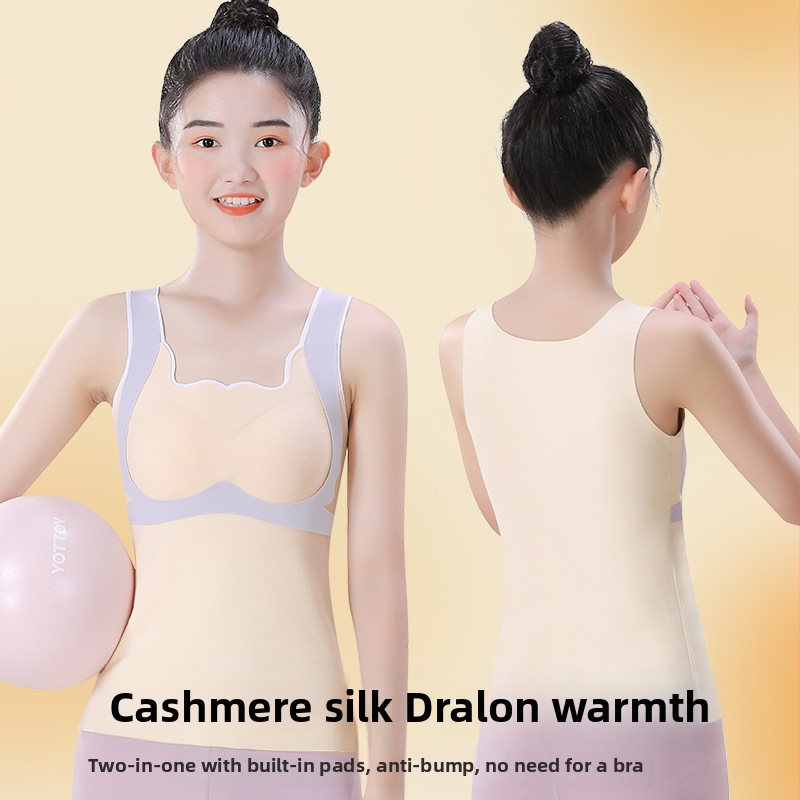 Mergaitėms žieminė termo liemenė – 94,3% poliesteris / 5,7% spandeksas, 8+ metų (ūgis >140 cm)